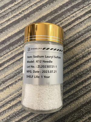 CAS 151-21-3 SLS K12 Needle Type Sodium Lauryl Sulfate